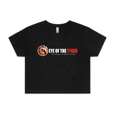 Ladies Crop - Black - AS COLOUR - Women's Crop Tee - AS COLOUR - Women's Crop Tee Thumbnail